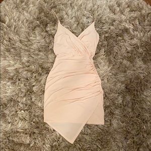 Slinky Missguided Light Pink Mini Dress